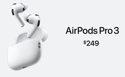 Apple AirPods Pro 3 ra mắt: Tai nghe có cảm biến đo nhịp tim, dịch trực tiếp và chống ồn “đỉnh nhất thế giới”, giá gần 6,6 triệu đồng